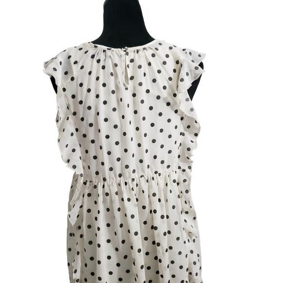 D-SIGNED by DISNEY Polka Dot Ruffle Dress size large (14-16) - Picture 7 of 16